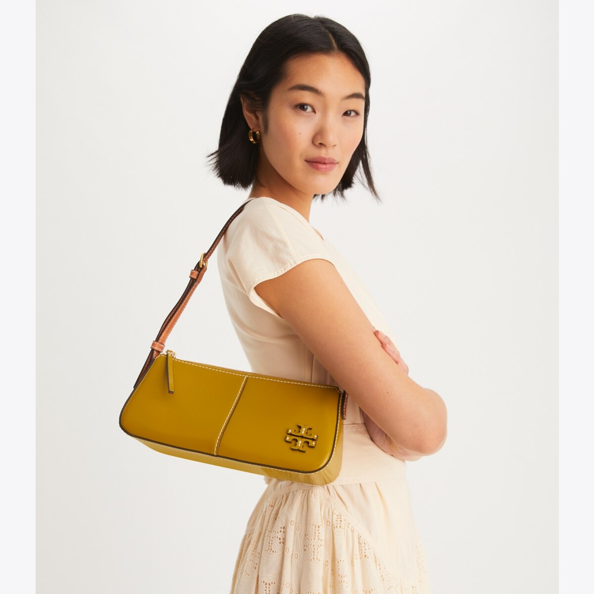 McGraw Spazzolato Wedge: Women's Designer Shoulder Bags