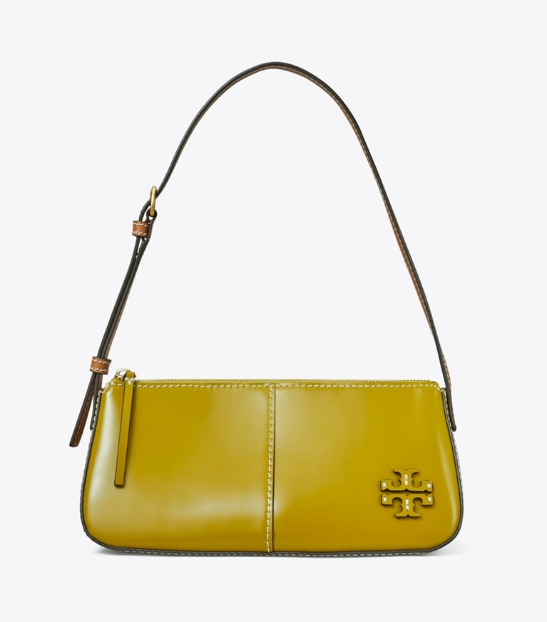 Tory Burch designer shoulder bags McGraw Spazzolato Wedge in ISLAND PALM angle