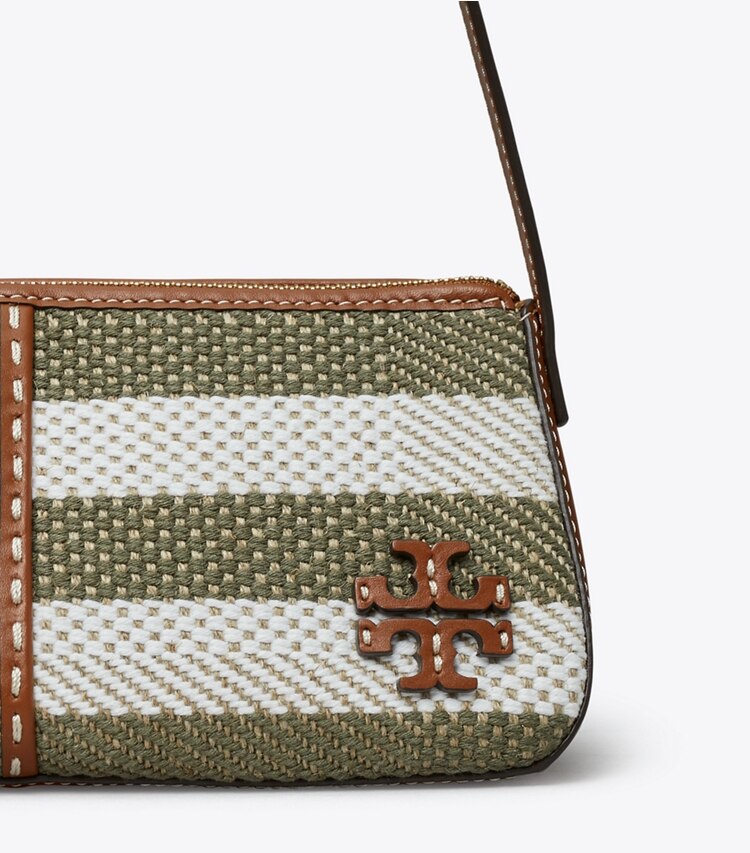 Tory Burch designer shoulder bags McGraw Stripe Wedge in Multi detail