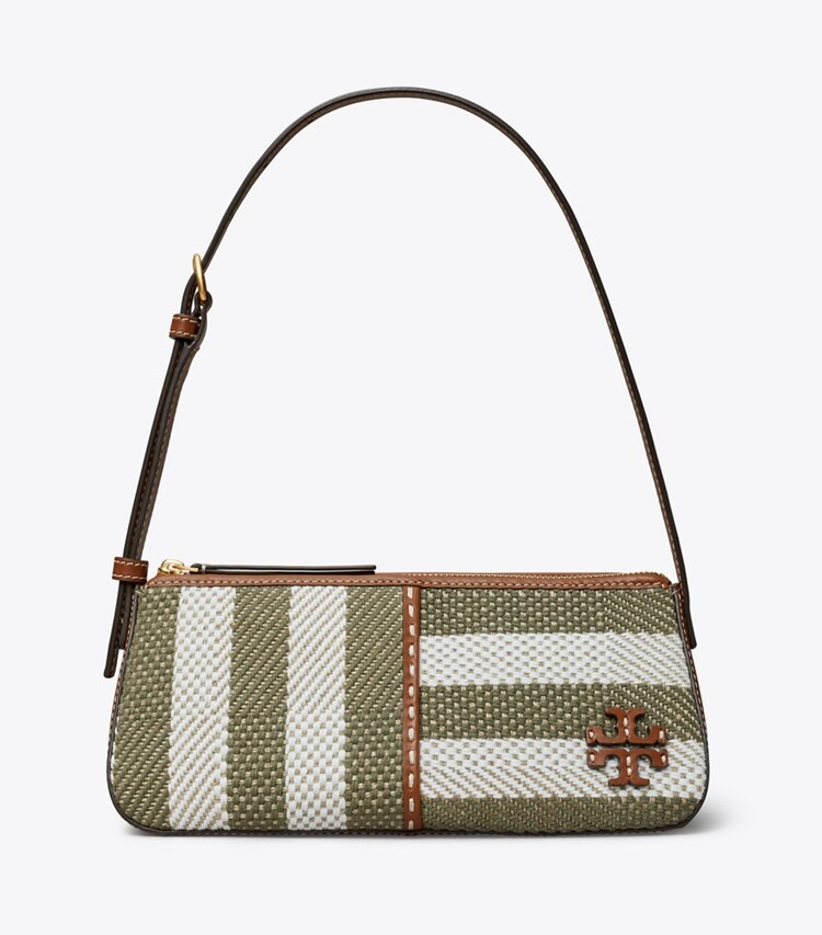 Tory Burch designer shoulder bags McGraw Stripe Wedge in Multi front