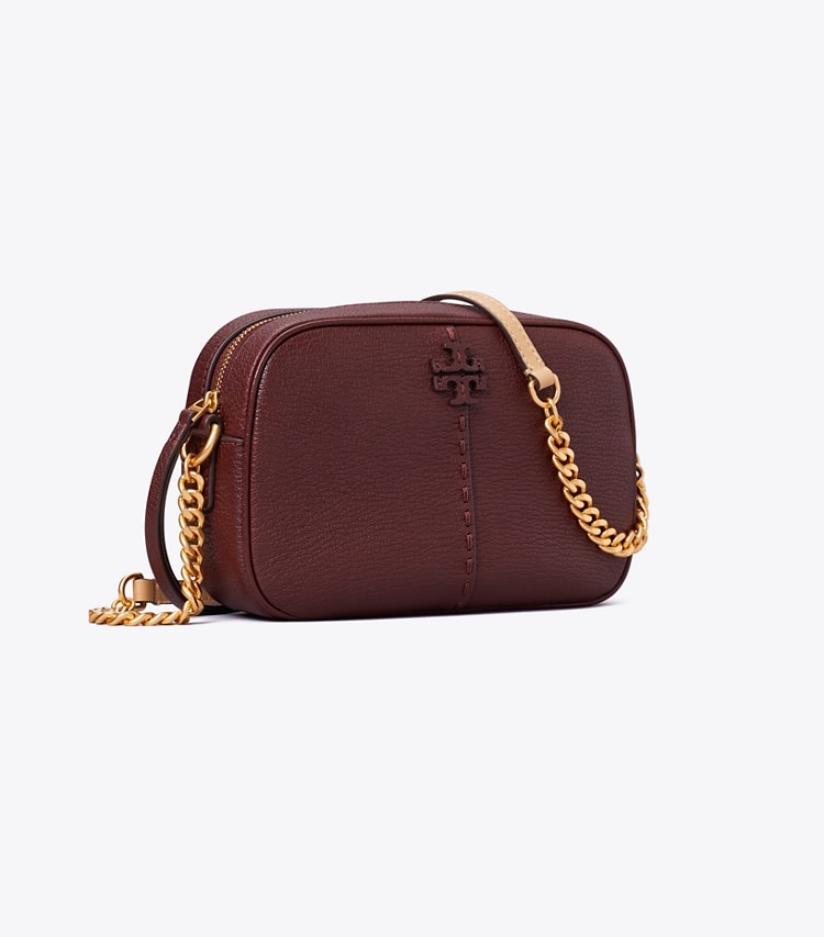McGraw Textured Leather Camera Bag: Women's Designer Crossbody Bags ...