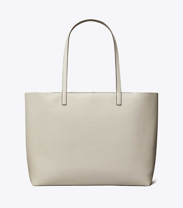 Tory Burch designer tote bags McGraw Tote in Feather Gray back