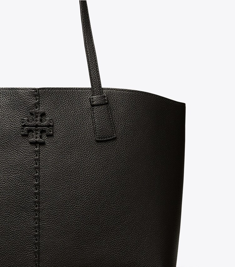Tory Burch designer tote bags McGraw Tote Bag in Black detail