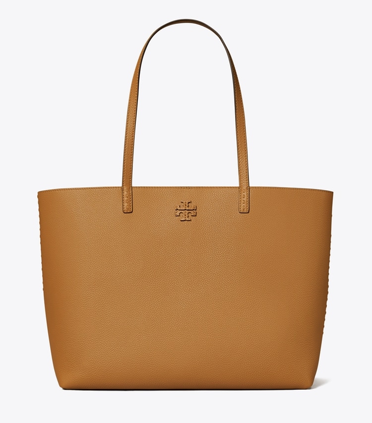 Tory Burch designer tote bags McGraw Tote in Tiramisu front