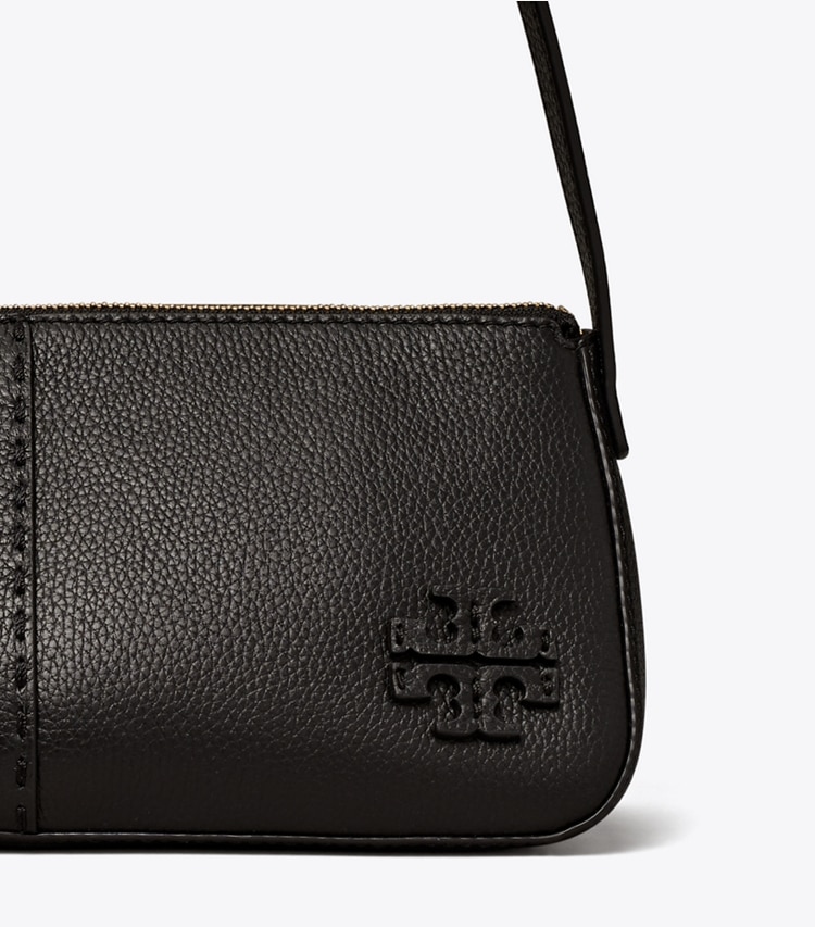 Tory Burch designer ショルダーバッグ マックグロー ウェッジ バッグ in Black ディテール
