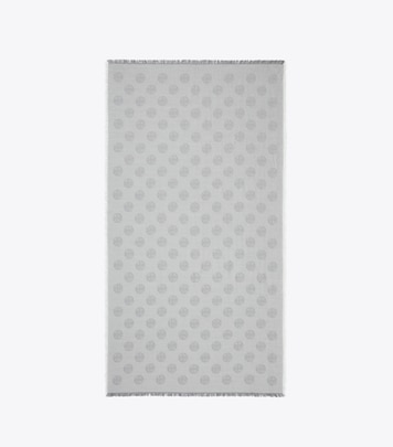 Logo Jacquard Traveler: Women's Designer Scarves | Tory Burch