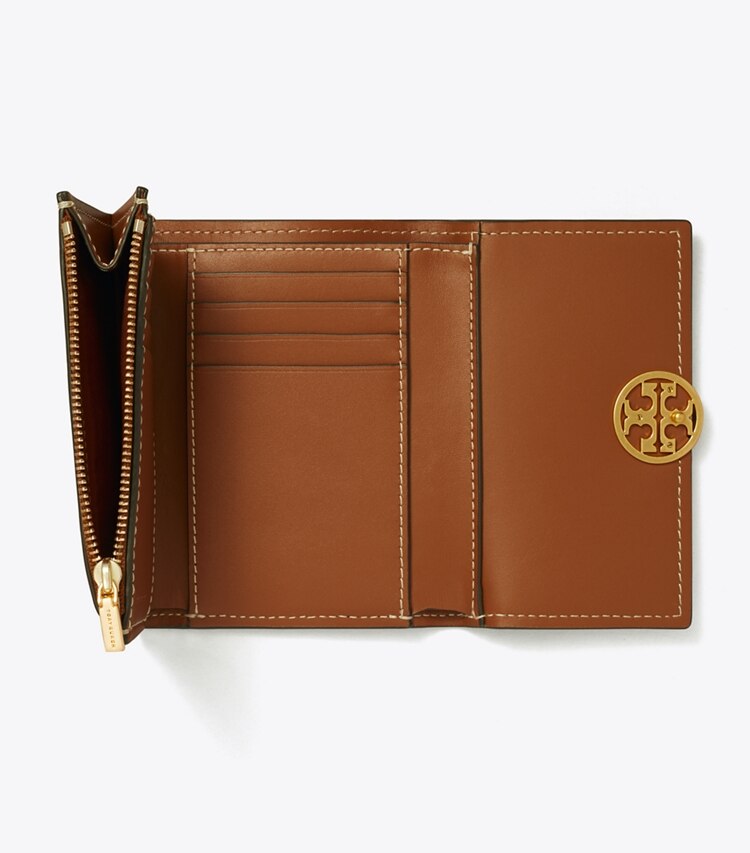 Tory Burch designer wallets Medium Miller Flap Wallet in Light Umber additional