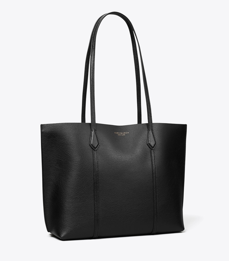 Tory Burch designer トートバッグ ペリー ミディアム トートバッグ in Black angle
