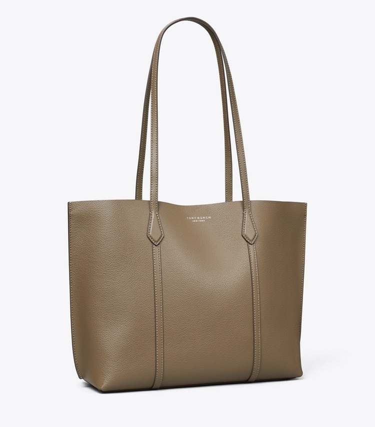 Tory Burch designer トートバッグ ペリー ミディアム トートバッグ in Wild Mushroom angle