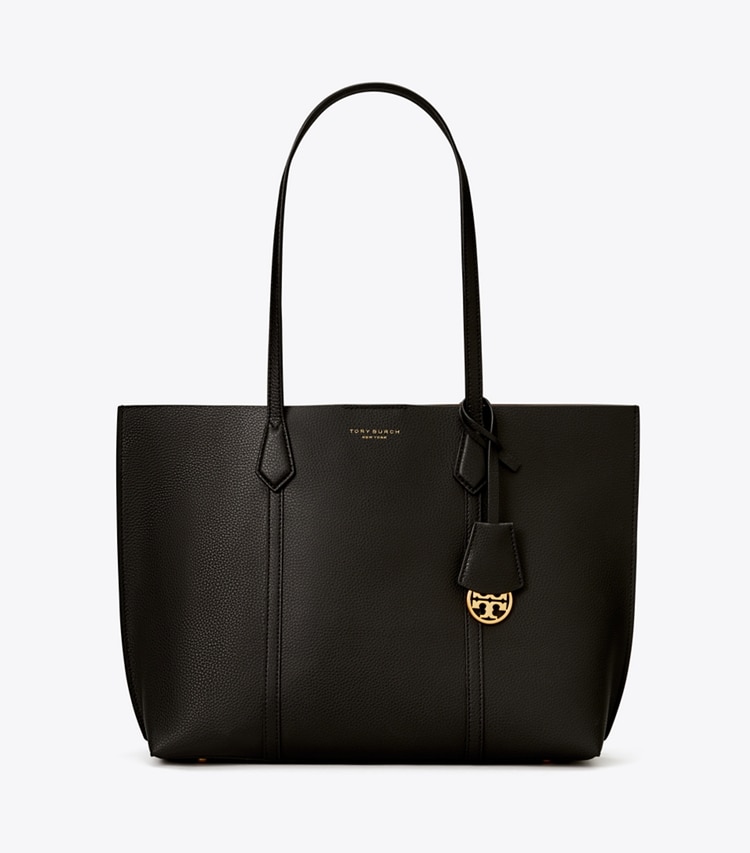 Tory Burch designer トートバッグ ペリー ミディアム トート in Black front