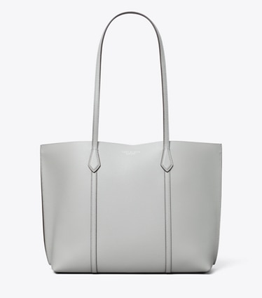 Tory Burch designer トートバッグ ペリー ミディアム トートバッグ in Light Granite front