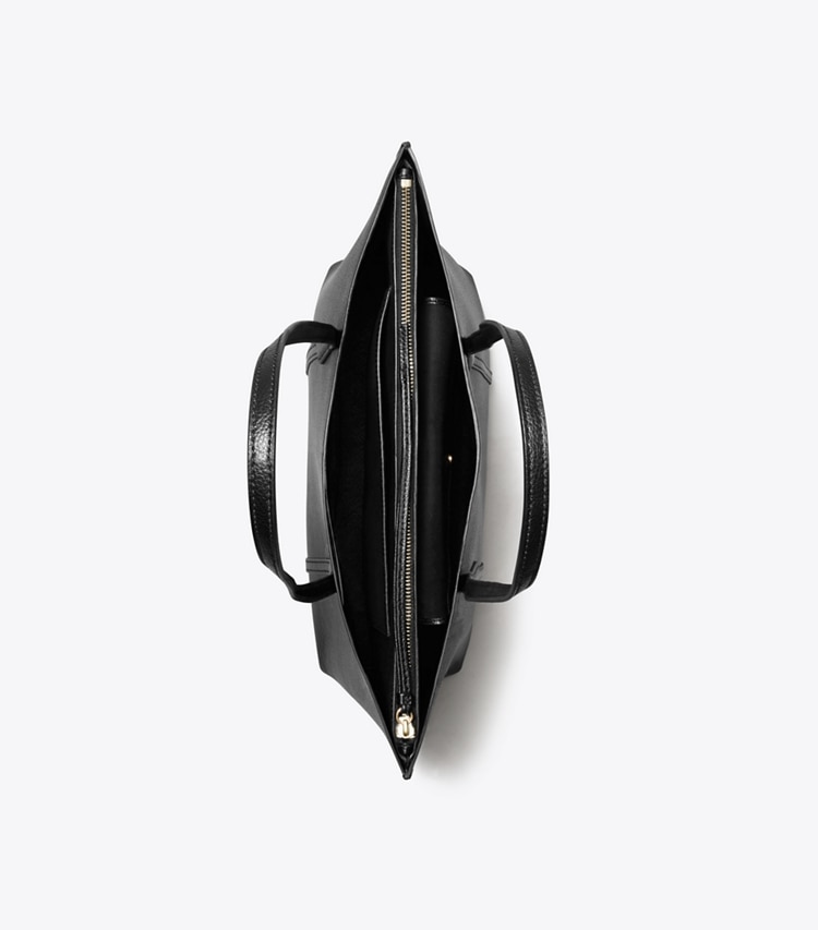 Tory Burch designer トートバッグ ペリー ミディアム トートバッグ in Black オーバーヘッド