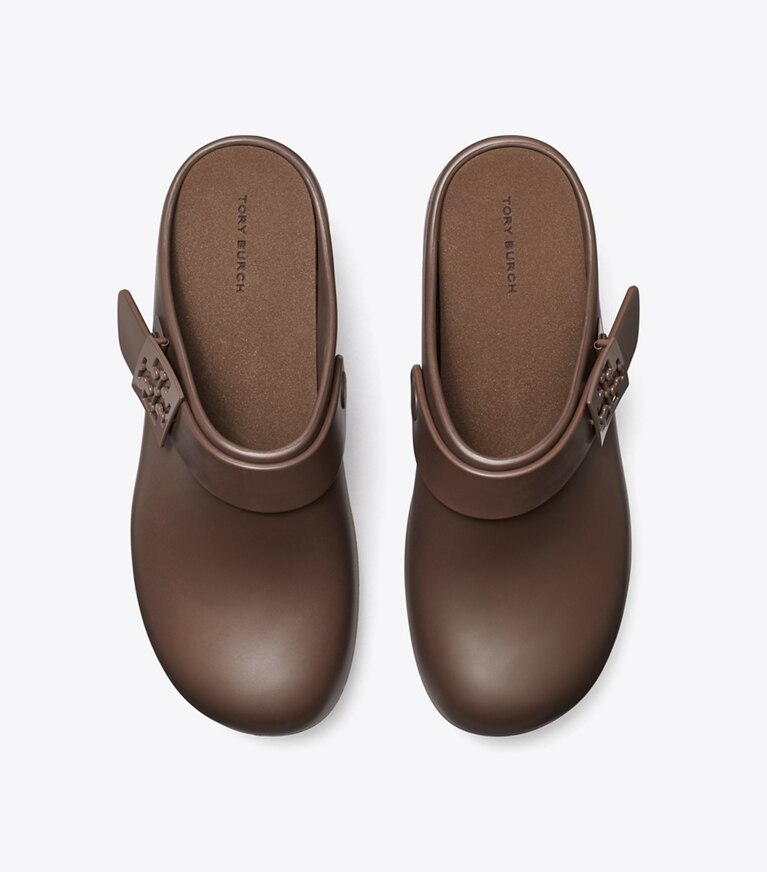 Tory Burch designer loafers Mellow Clog mit Plateausohle in COCONUT von oben