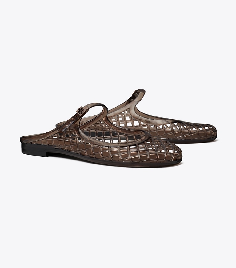 Tory Burch designer sandalen Mellow Mary Jane aus Jelly in COCOA / COCOA angle