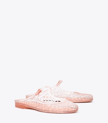 Tory Burch designer sandals Mellow Mary Jane Jelly in PINK QUARTZ / PINK QUARTZ angle