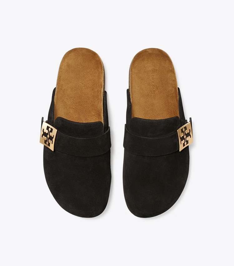 Tory Burch designer loafers Mellow Pantolette in PERFECT BLACK von oben