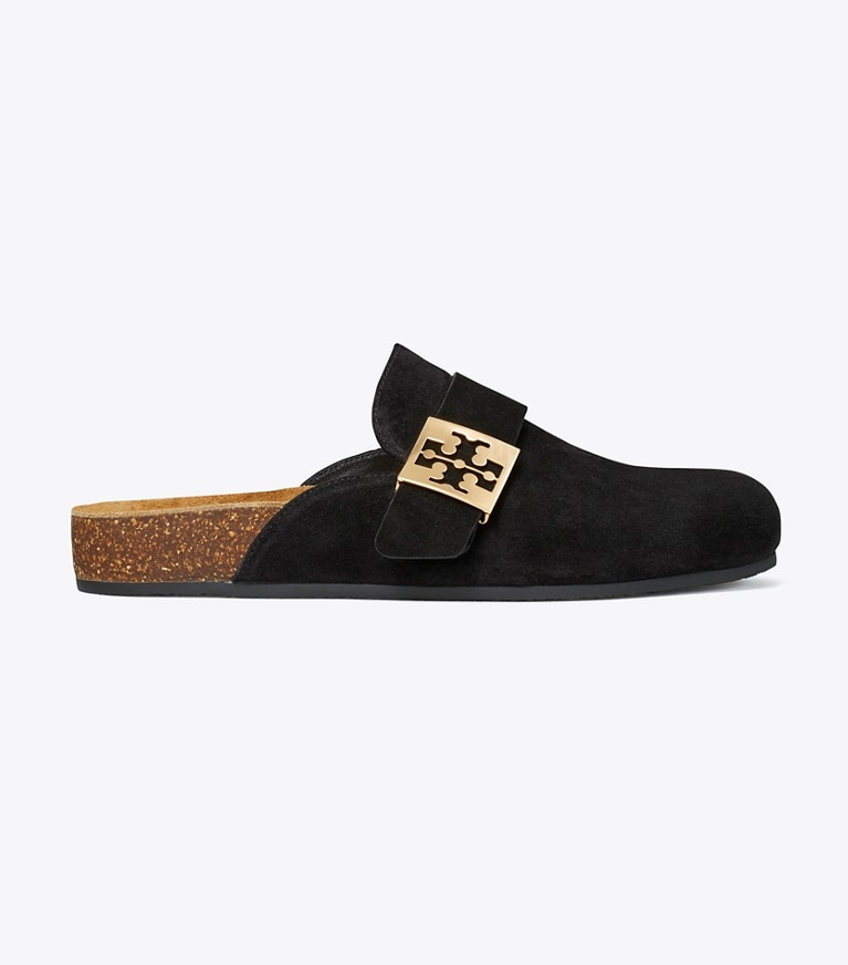 Tory Burch designer loafers Mellow Pantolette in PERFECT BLACK angle
