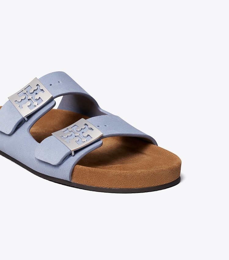 Tory Burch designer sandali Mellow Sandal in RAIN DROP / LIGHT TEAK dettaglio