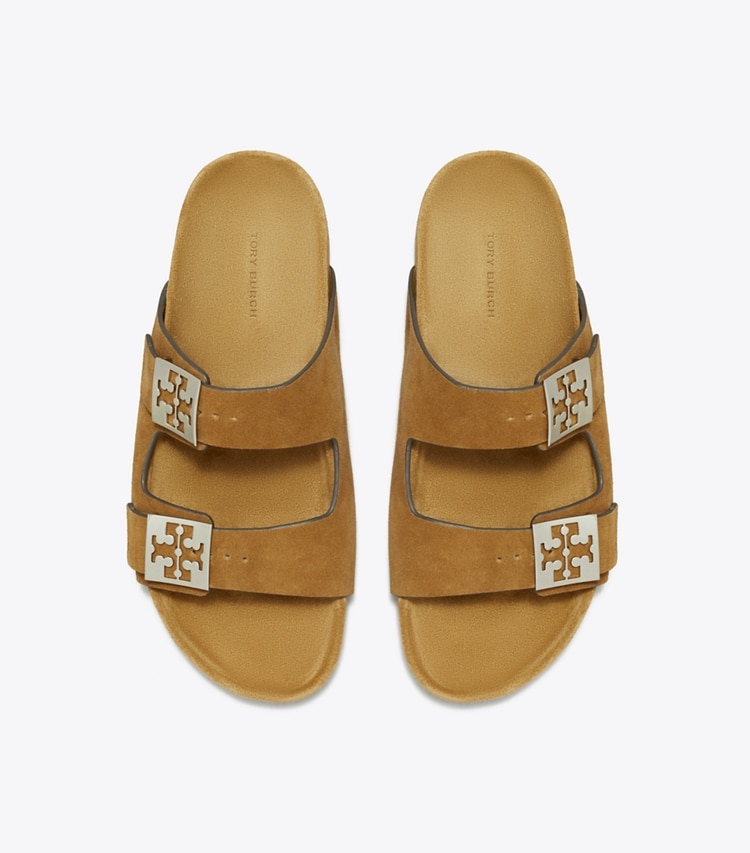 Tory Burch designer sandals Mellow Sandal in TOFFEE / LIGHT TEAK overhead