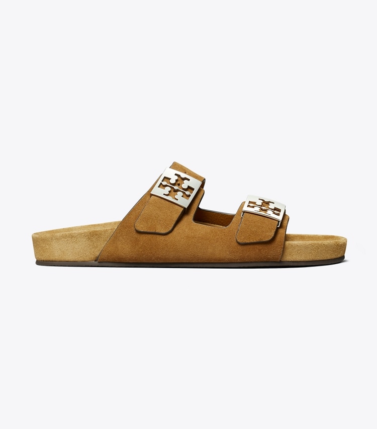 Tory Burch designer sandals Mellow Sandal in TOFFEE / LIGHT TEAK side