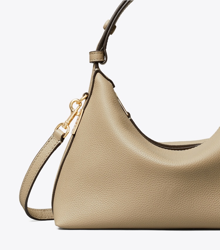 Tory Burch designer schultertaschen Mellow Schultertasche in Soft Cement detail