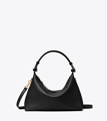 Tory Burch designer schultertaschen Mellow Schultertasche in BLACK front