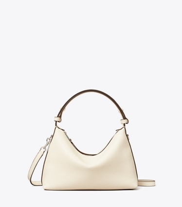 Tory Burch designer shoulder bags Mellow Shoulder Bag in Light Cream front
