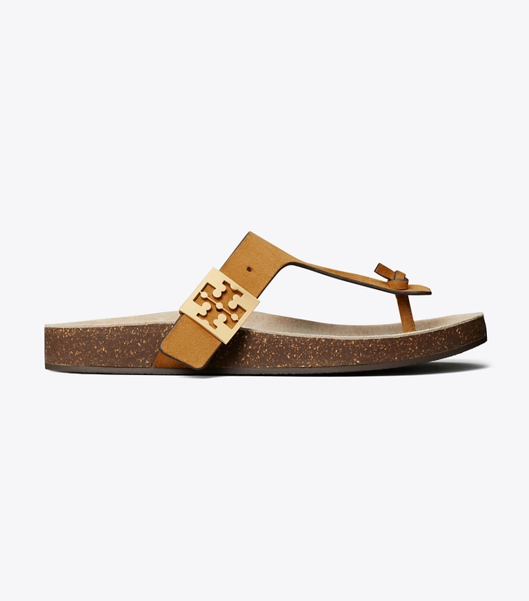 Tory Burch designer サンダル メロー トングサンダル in RHUM / AVOLA angle