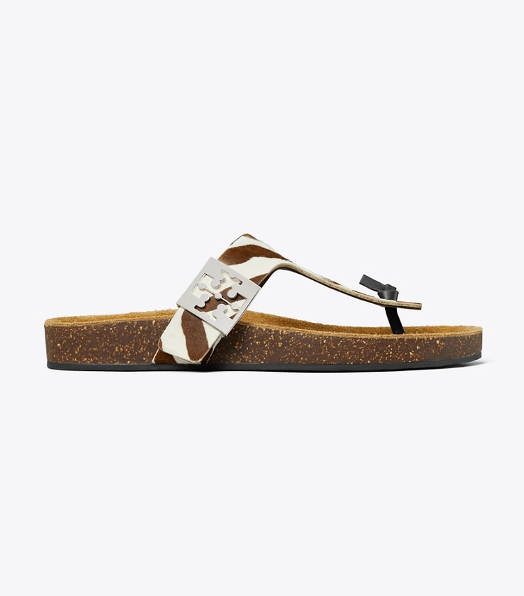Tory Burch designer sandals Mellow T-Strap Sandal in ZEBRA / AVOLA side