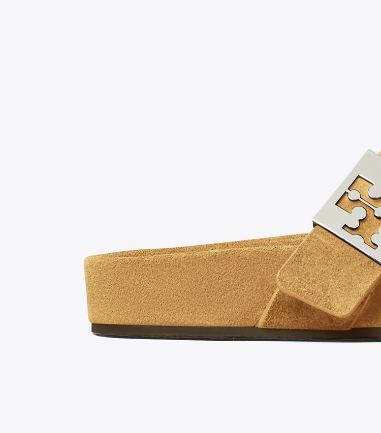 Tory Burch designer sandals Mellow Thong Sandal in PRALINE / PRALINE detail