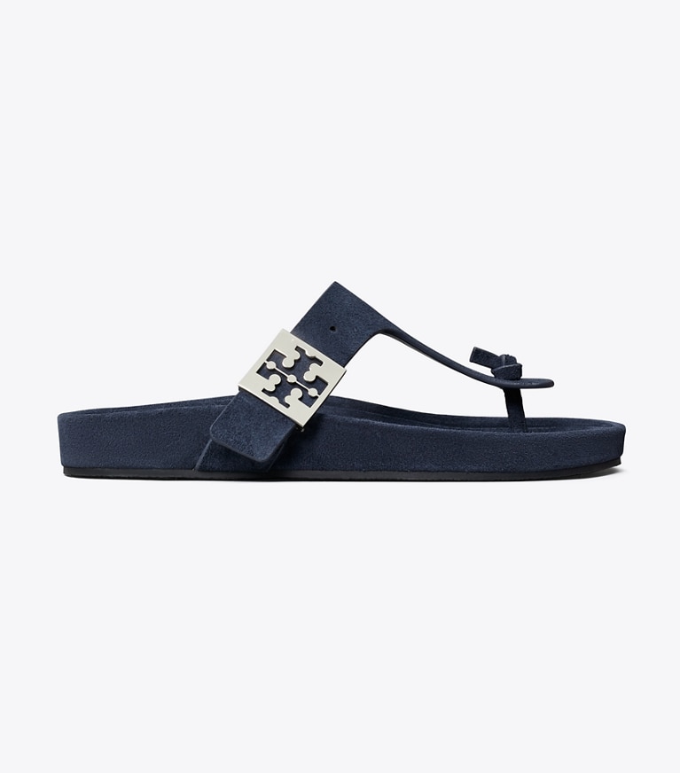 Tory Burch designer sandals Mellow Thong Sandal in NEW NAVY / NEW NAVY side