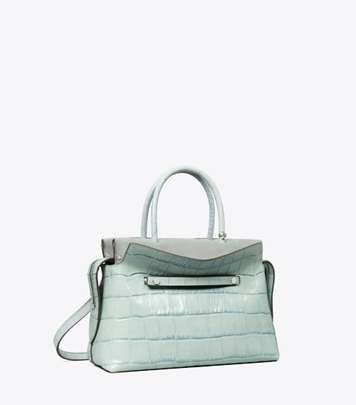 【Tory Burch】ナイトオウル クリスタル ミニトート シルバー Night Owl Crystal-Embellished Mini Tote: Women's Designer