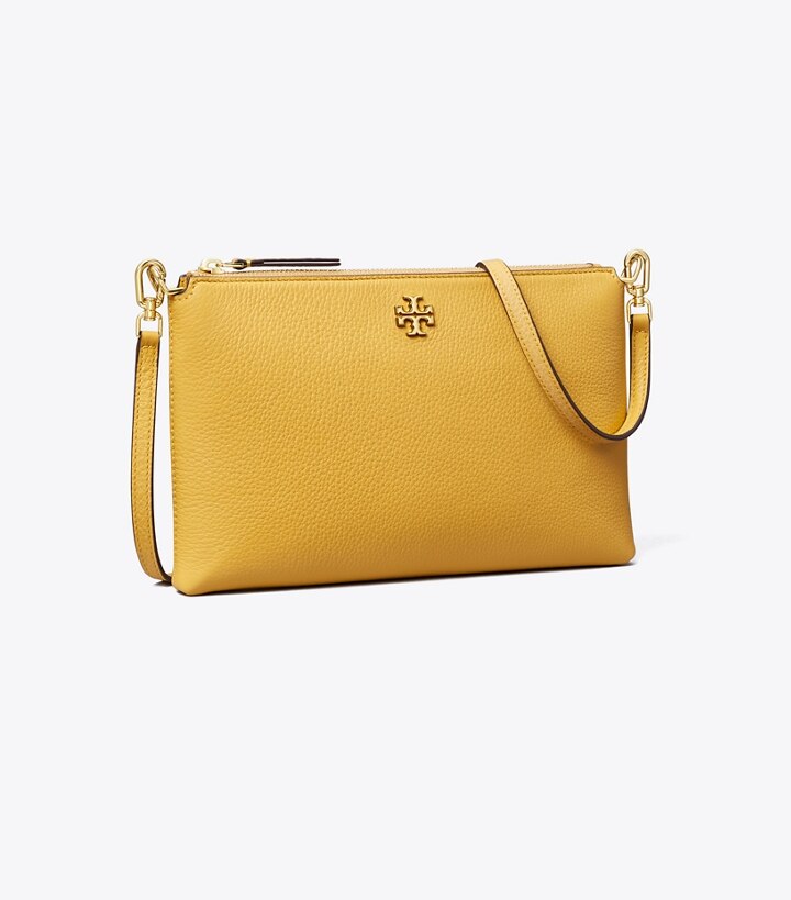 Mercer Pebbled Zip Crossbody: Women's Handbags | Crossbody Bags | Tory ...