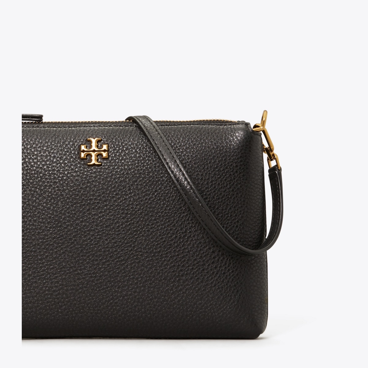 即発 Tory Burch Kira Pebbled Crossbody 61385 Tory Burch Kira Small Pebbled Leather Top-Zip Crossbody