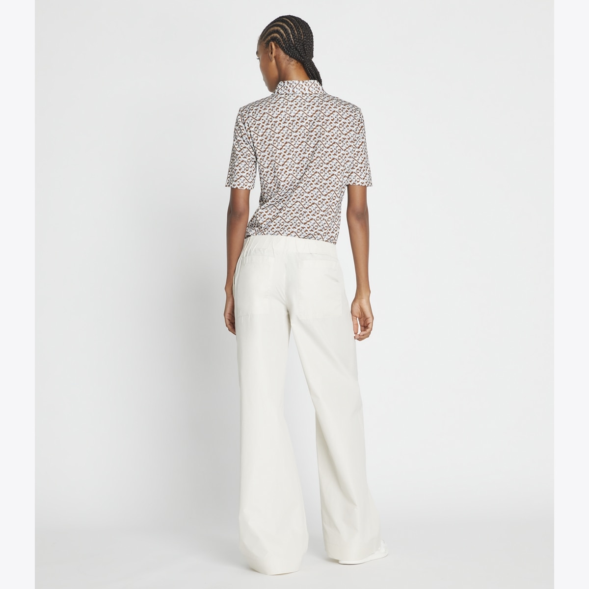 Mercerized Cotton Polo: Women's Designer Tops | Tory Burch