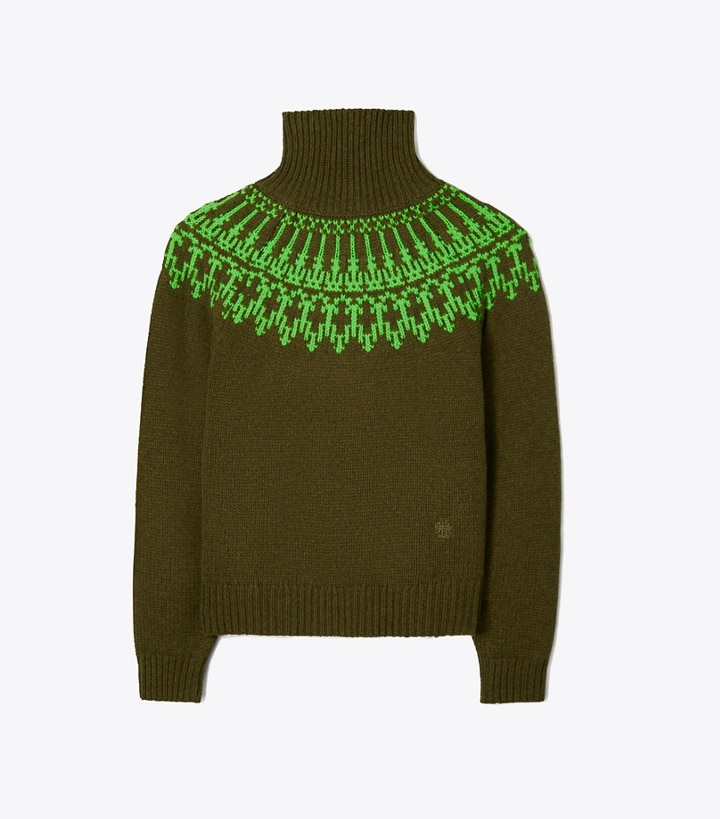 Merino Fair Isle Sweater: Women's Designer Sweaters | Tory Sport