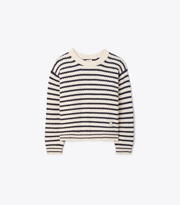 Ribbed Merino T Sweater: Women's Designer Sweaters | Tory Sport