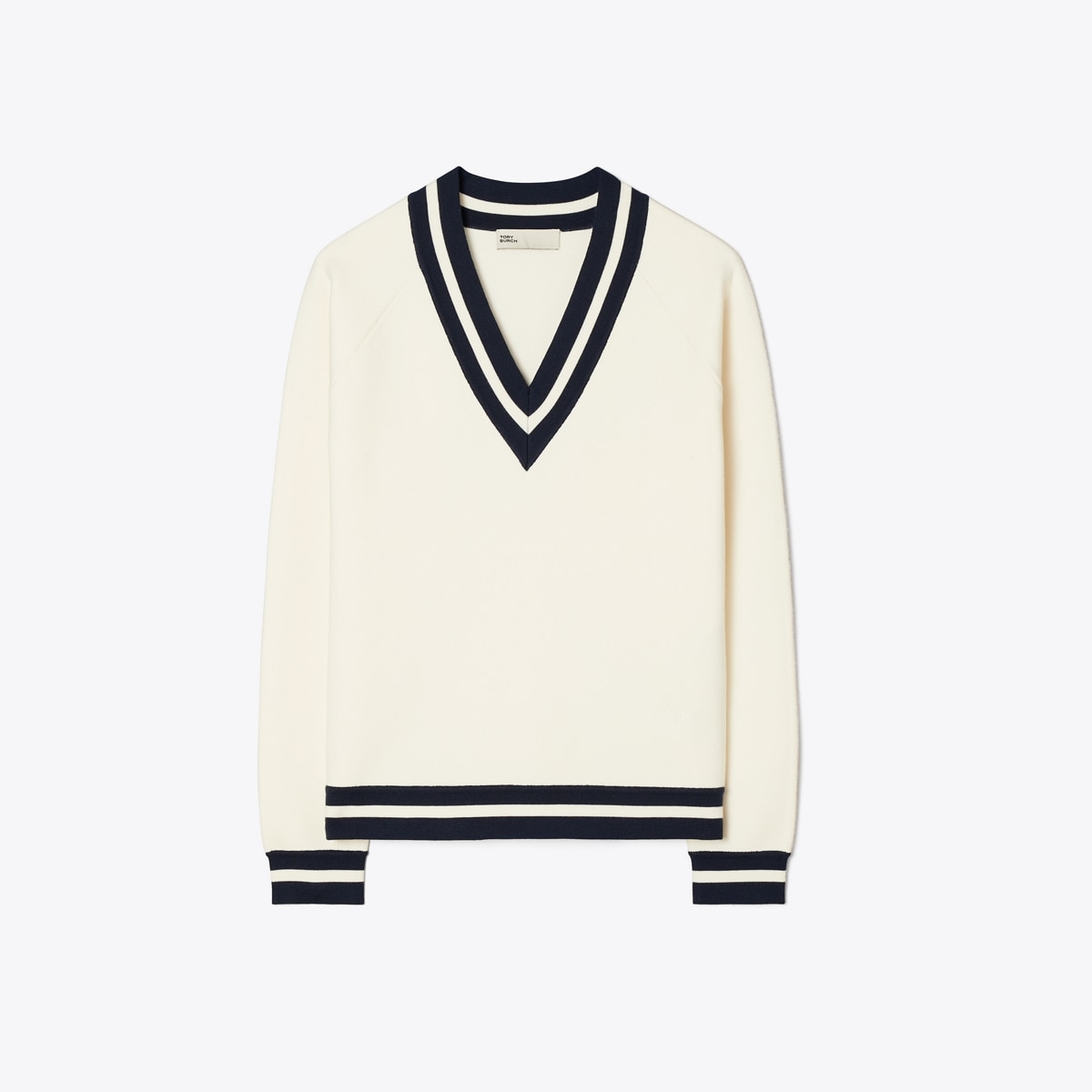 Merino V-Neck Sweater: Women's Designer Sweaters | Tory Sport