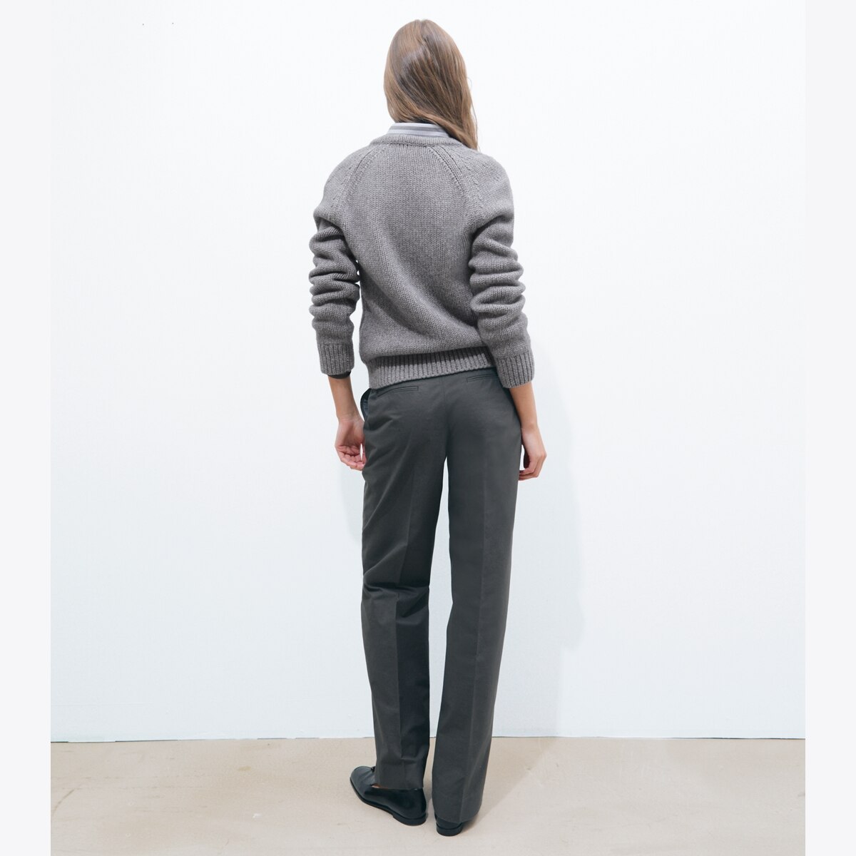 MERINO WOOL U-NECK SWEATER - thumbnail 5