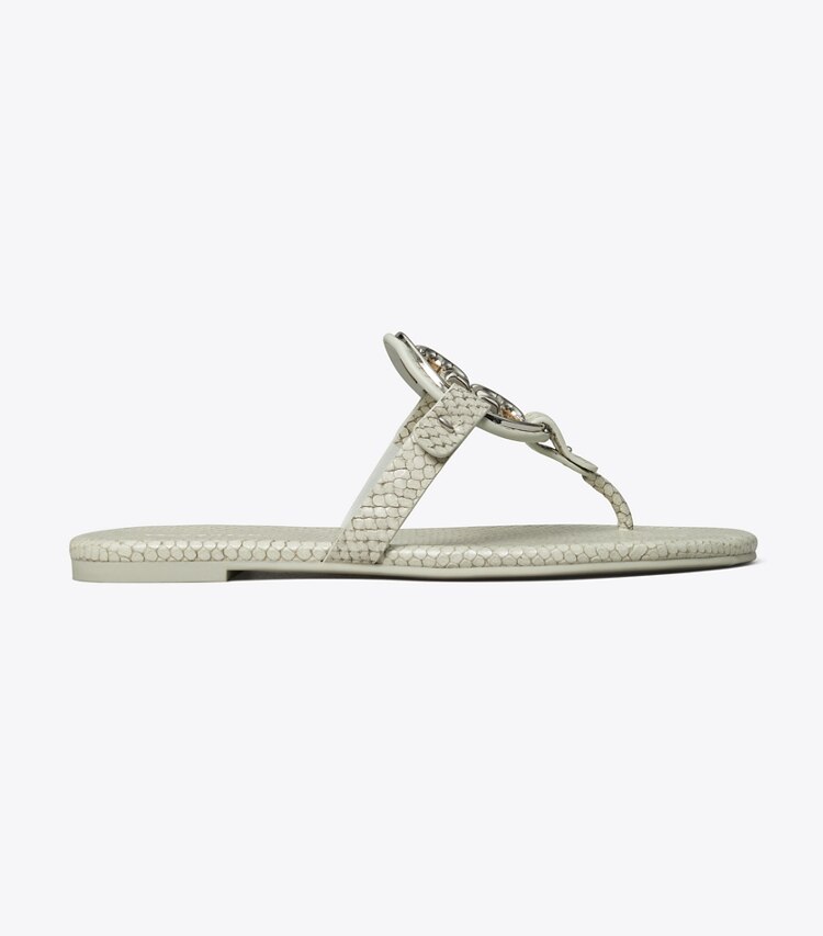 Metal miller flip flop tory clearance burch