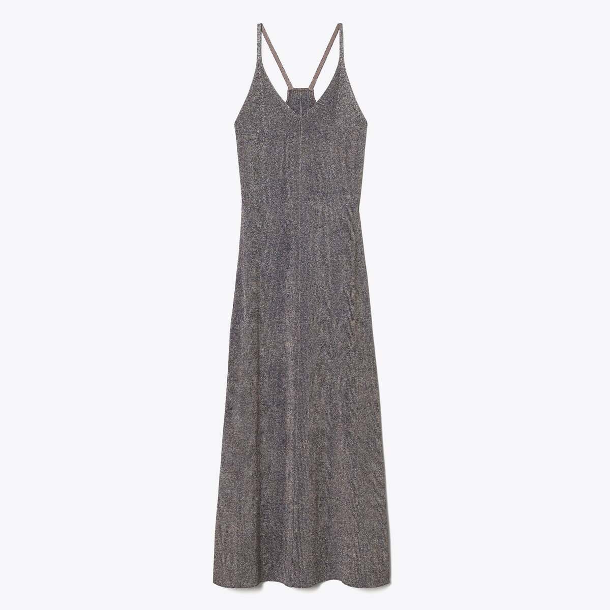 Metallic Knitted Slip Dress: Women's Designer Dresses | Tory Burch