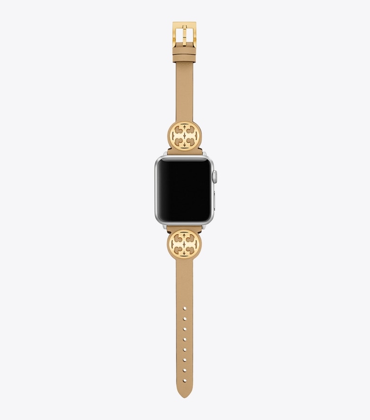 Tory Burch designer watches tory track smart watches Miller Band for Apple Watch® in Tiramisu front