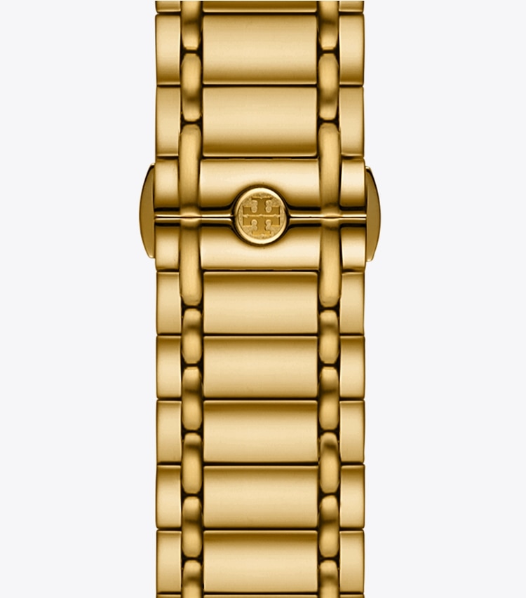 Tory Burch designer strap watches Miller Band for Apple Watch® in GOLD  packable reversible