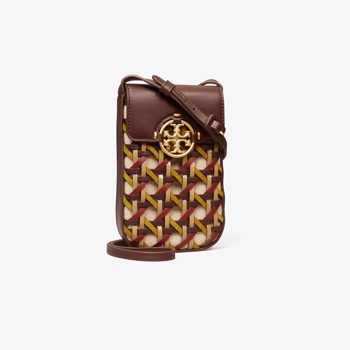 Miller Basketweave Phone Crossbody: Women's Designer Mini Bags | Tory Burch