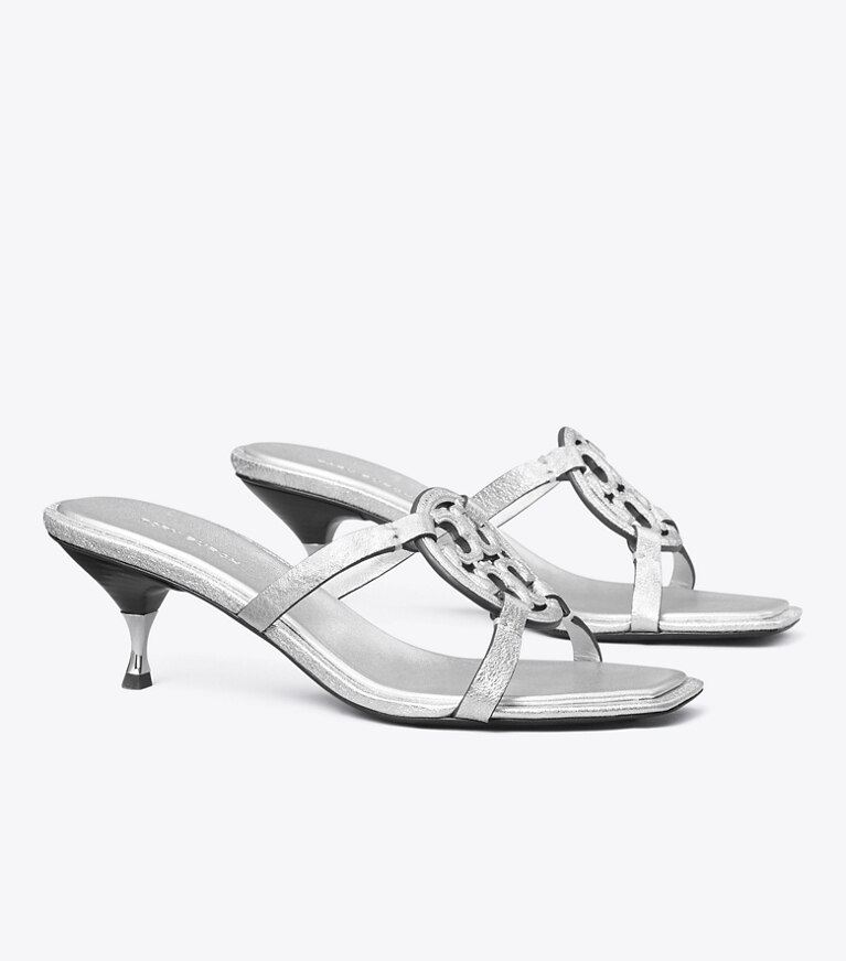 Black and silver shoes low heel sale