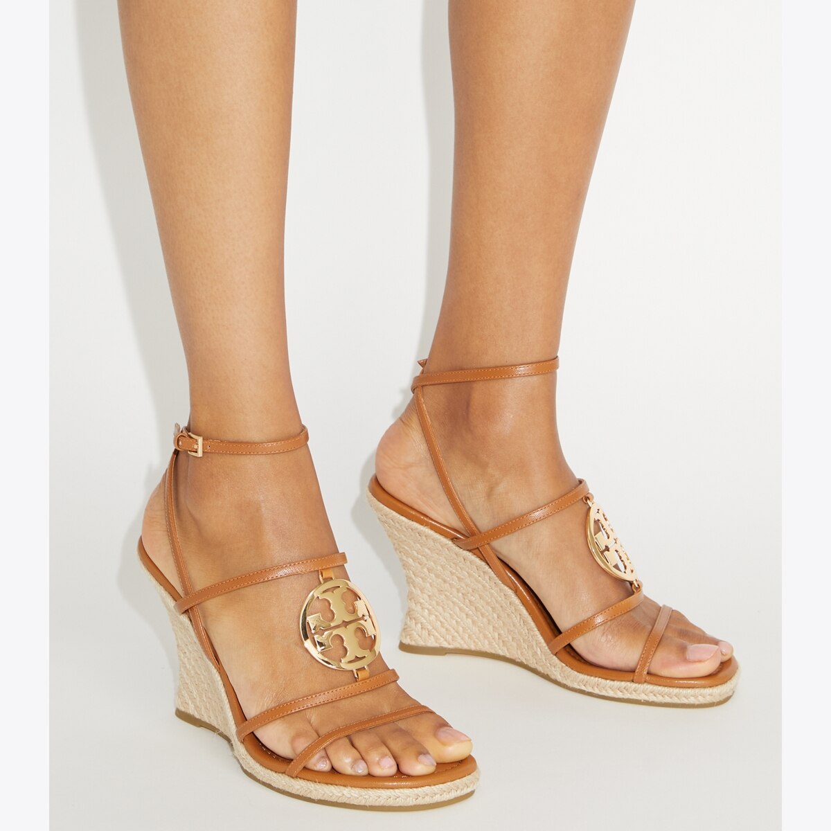 送料&関税込★Tory Burch★MULTI-STRAP ESPADRILLE WEDGE SANDAL Multi-Strap Espadrille Wedge: Women's Designer Sandals