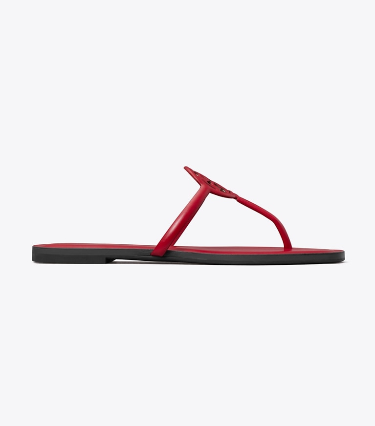 Tory Burch designer sandals Miller Capri Sandal in TOUCAN RED side