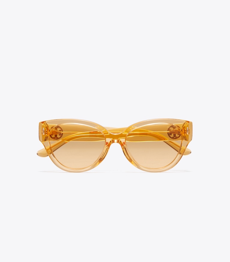 Tory Burch designer sunglasses & eyewear Miller Cat-Eye Sunglasses in PASSIONFRUIT front