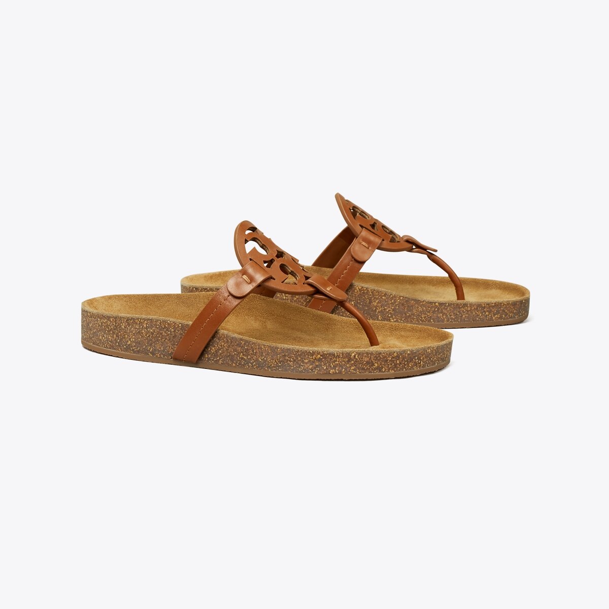 miller cloud leather thong slides