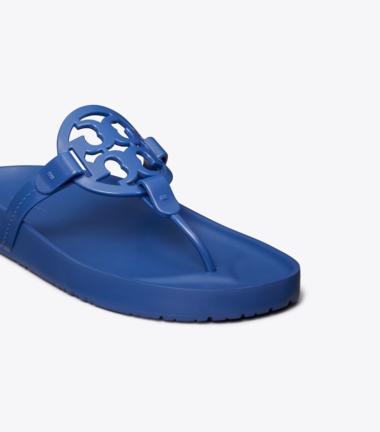 Tory Burch designer sandals Miller Cloud Light in BLUE PLANET detail